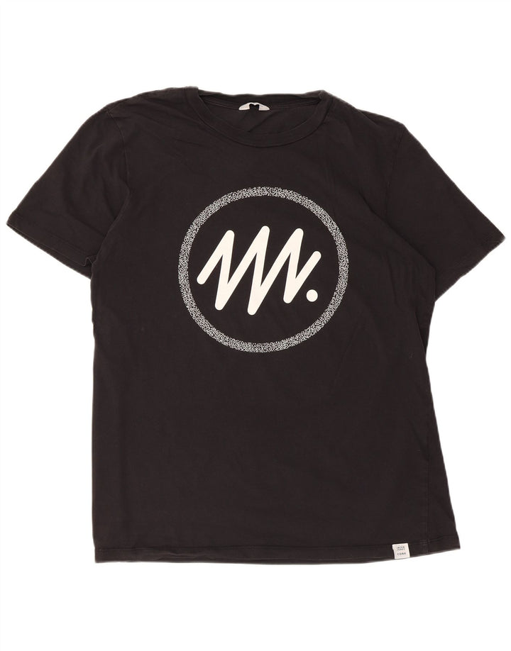 Jack & Jones T-Shirt Graphique Homme XL Noir
