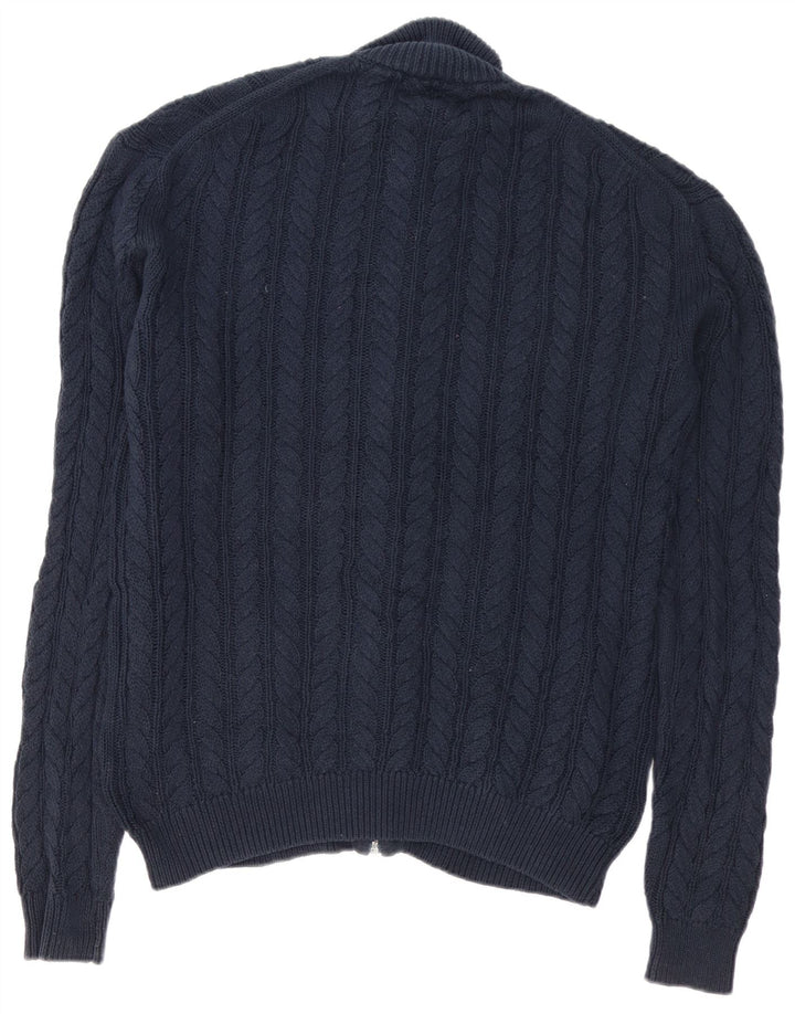 French Connection Cardigan Pull Homme Bleu Marine Moyen Coton