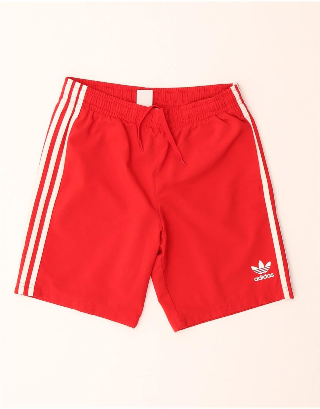 Adidas Short de Sport Garçon 13-14 Ans Rouge Polyester