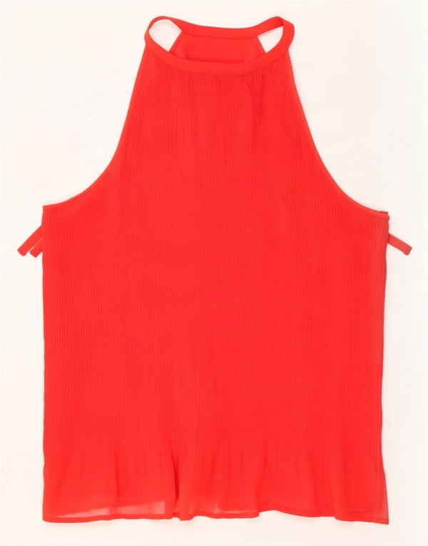 Zara Haut dos nu pour femme UK 12 Rouge moyen
