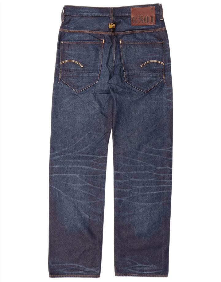 G-STAR Jean droit homme W31 L34 bleu marine coton