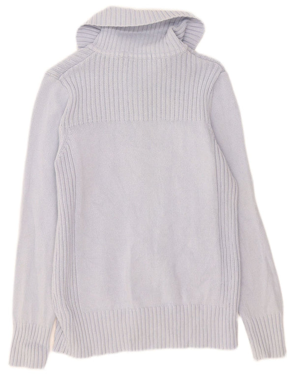 Marks & Spencer Pull Cardigan pour Femme UK 16 Grand Bleu Coton