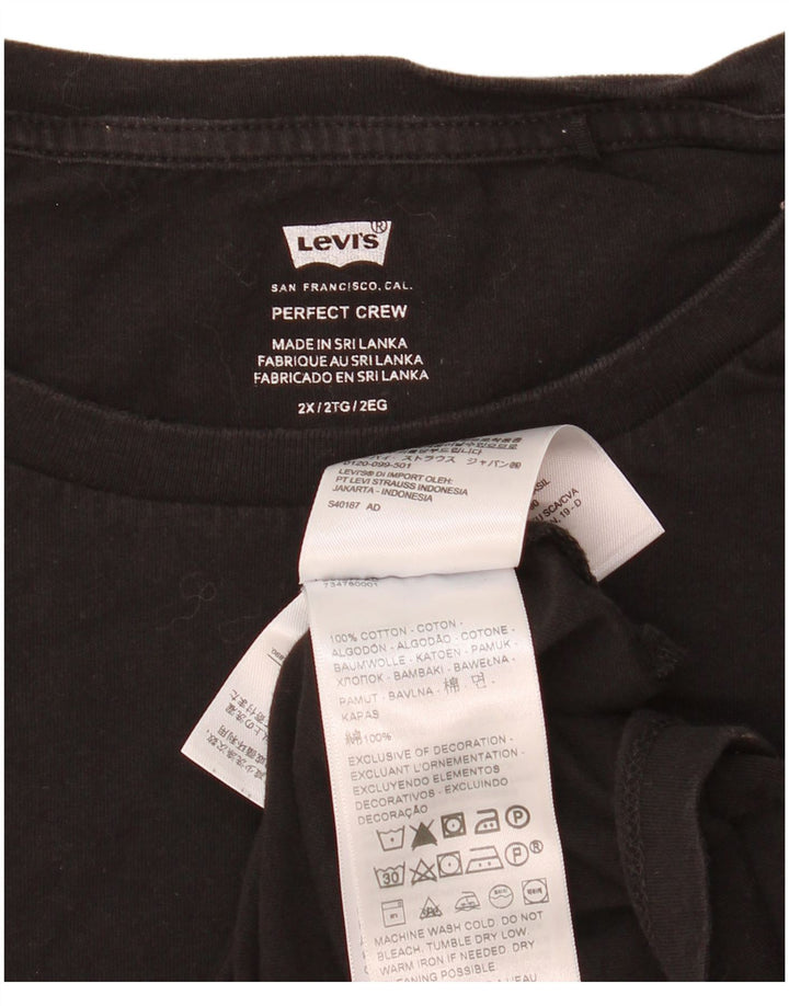 Levi's T-Shirt Homme Noir 2XL Coton