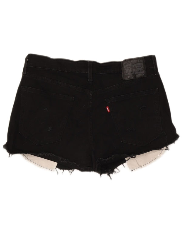 Levi's Short en Jean 541 Femme W32 Large Noir Coton