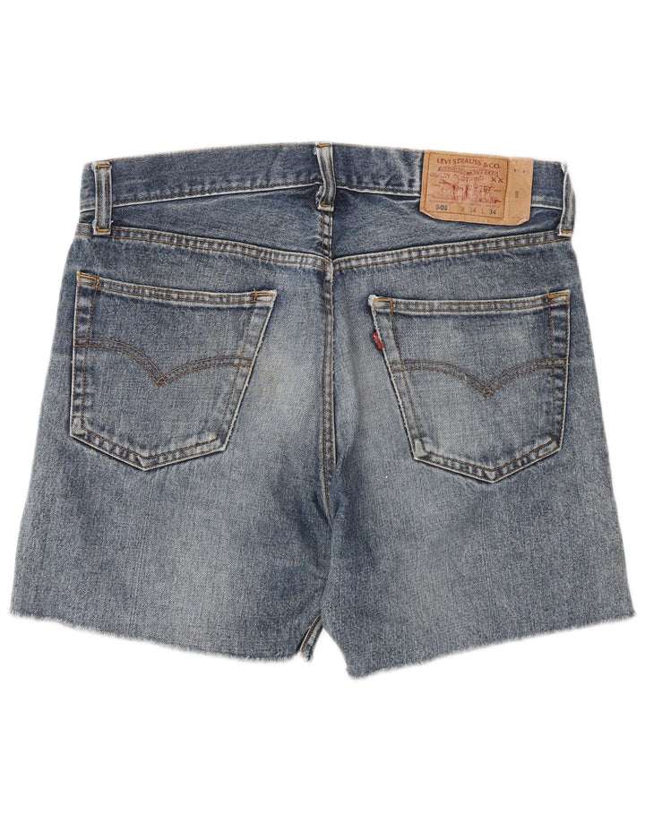 LEVI'S Short en Jean 501 Homme W34 Grand Bleu Coton
