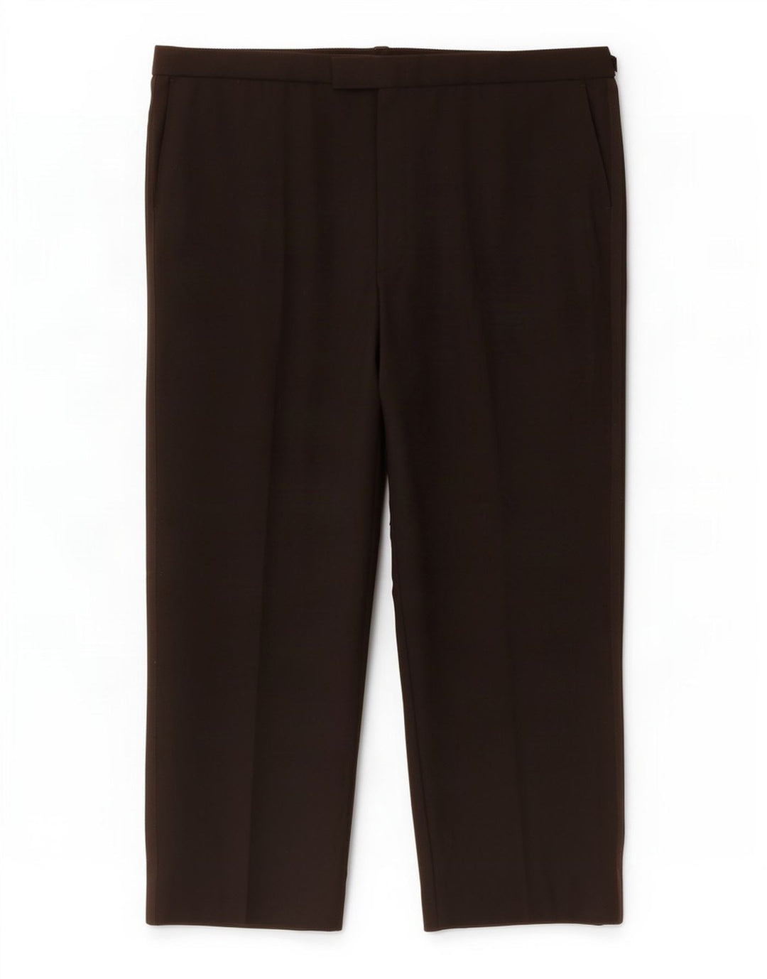 Marks & Spencer Pantalon de Costume Droit Homme W44 L29 Noir Polyester