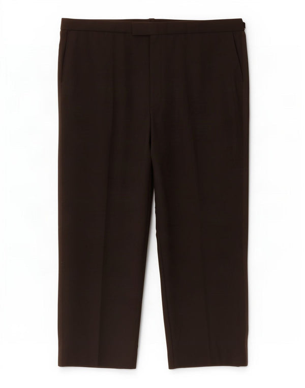 Marks & Spencer Pantalon de Costume Droit Homme W44 L29 Noir Polyester