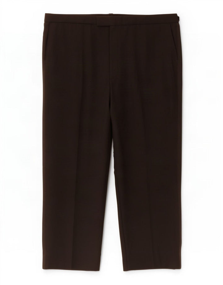 Marks & Spencer Pantalon de Costume Droit Homme W44 L29 Noir Polyester