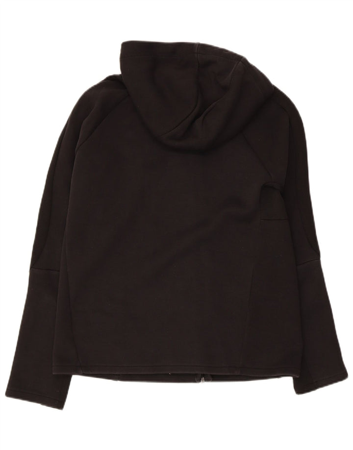 PUMA Pull à capuche zippé pour femme UK 10 Petit Noir Polyester