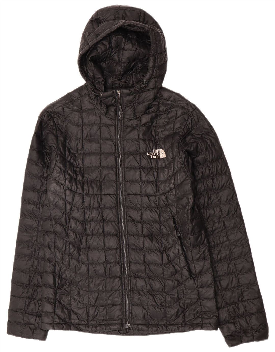 The North Face Veste rembourrée à capuche pour femme UK 14 Medium Black Nylon