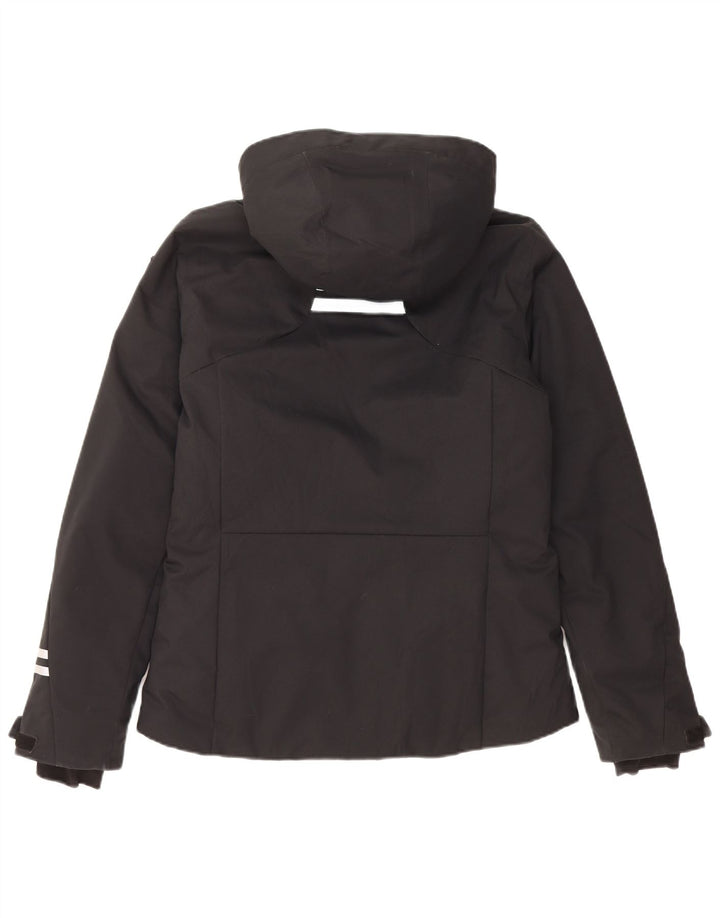 Rossignol Veste imperméable à capuche pour femme UK 14 Large Noir Polyester