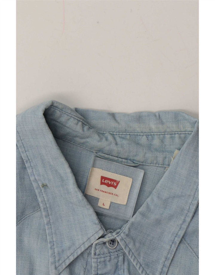Levi's Chemise Homme Large Bleu