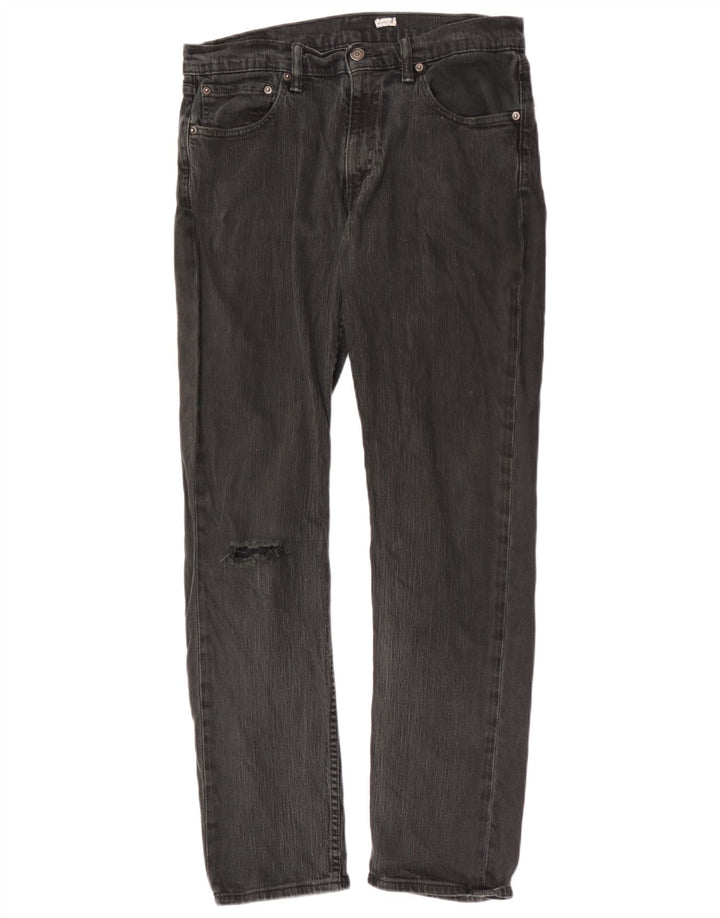 Levi's Jean droit vieilli W33 L32 homme noir coton