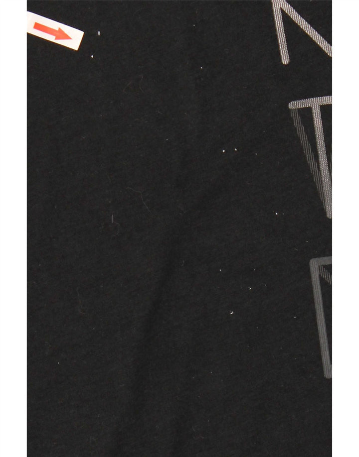 Nike Hommes Dri Fit Graphic T-Shirt Top XL Noir Polyester
