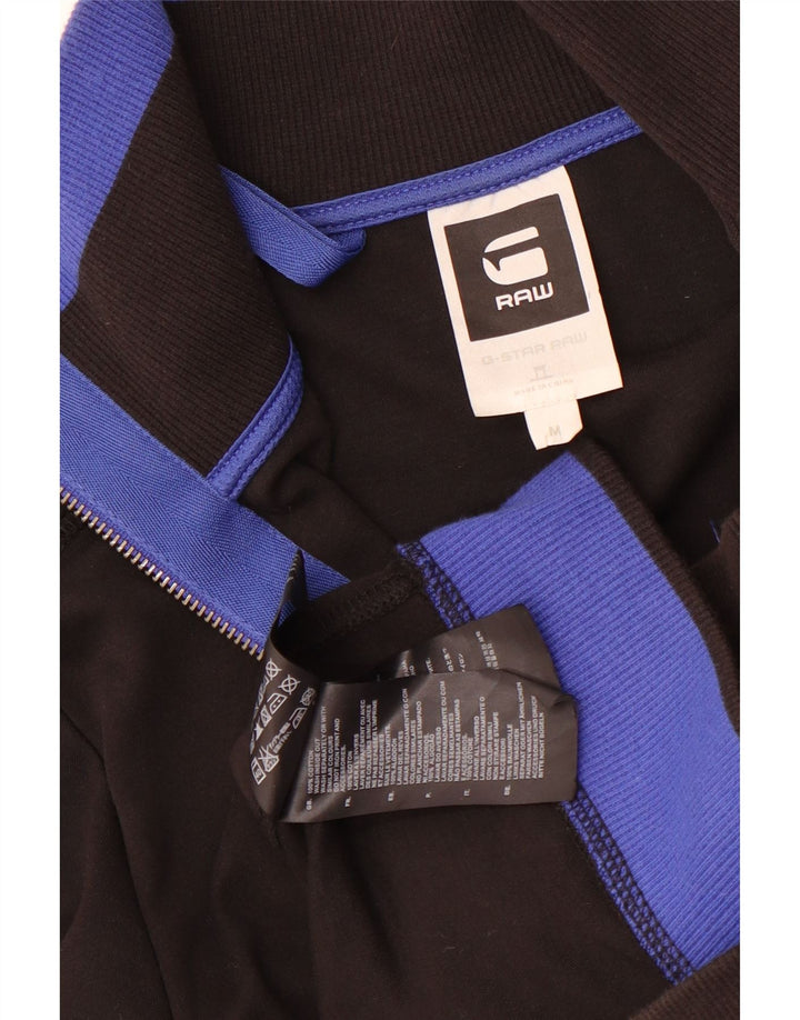 G-Star Veste de survêtement graphique pour femme UK 12 en coton noir moyen