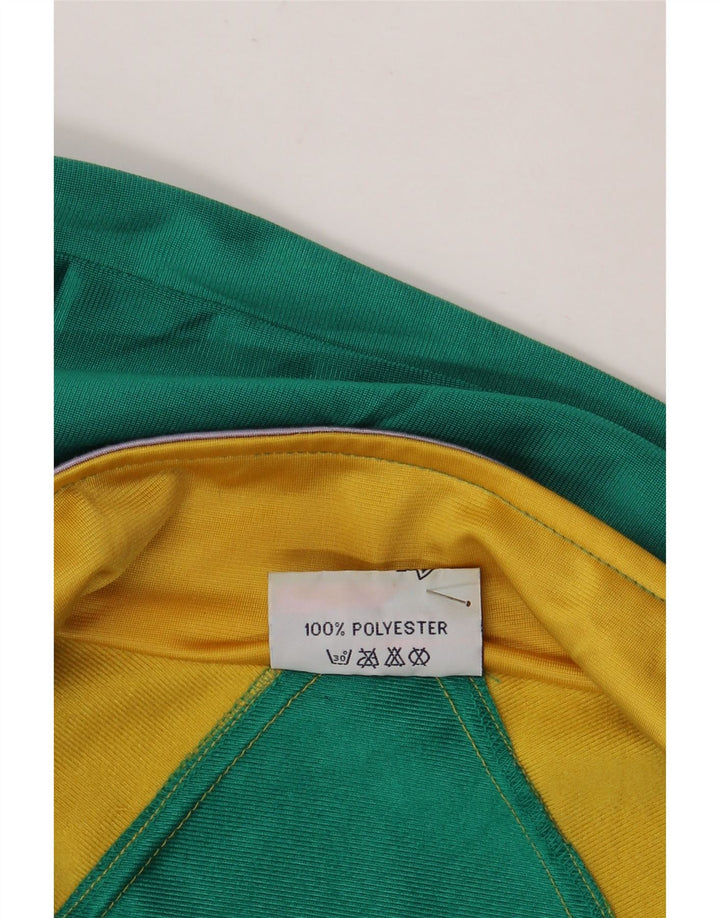 Master Veste de survêtement pour homme en polyester color block vert moyen