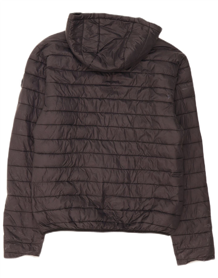 Carrera Veste matelassée à capuche pour homme UK 38 Medium Noir Polyamide