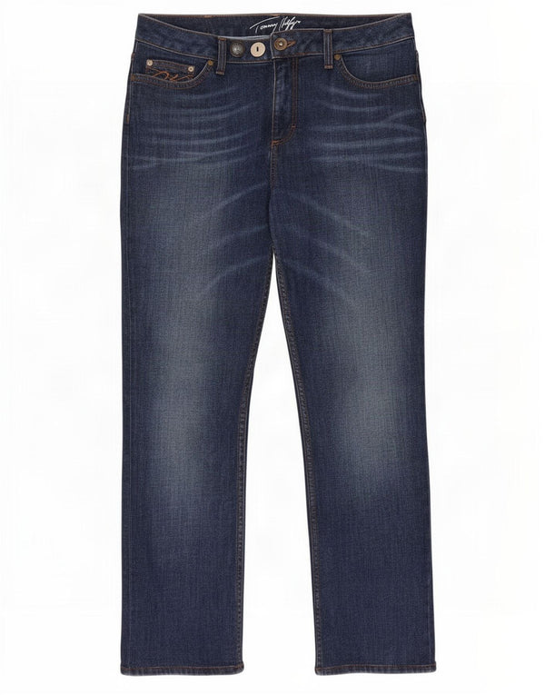 Tommy Hilfiger Jean droit femme W32 L27 bleu marine coton
