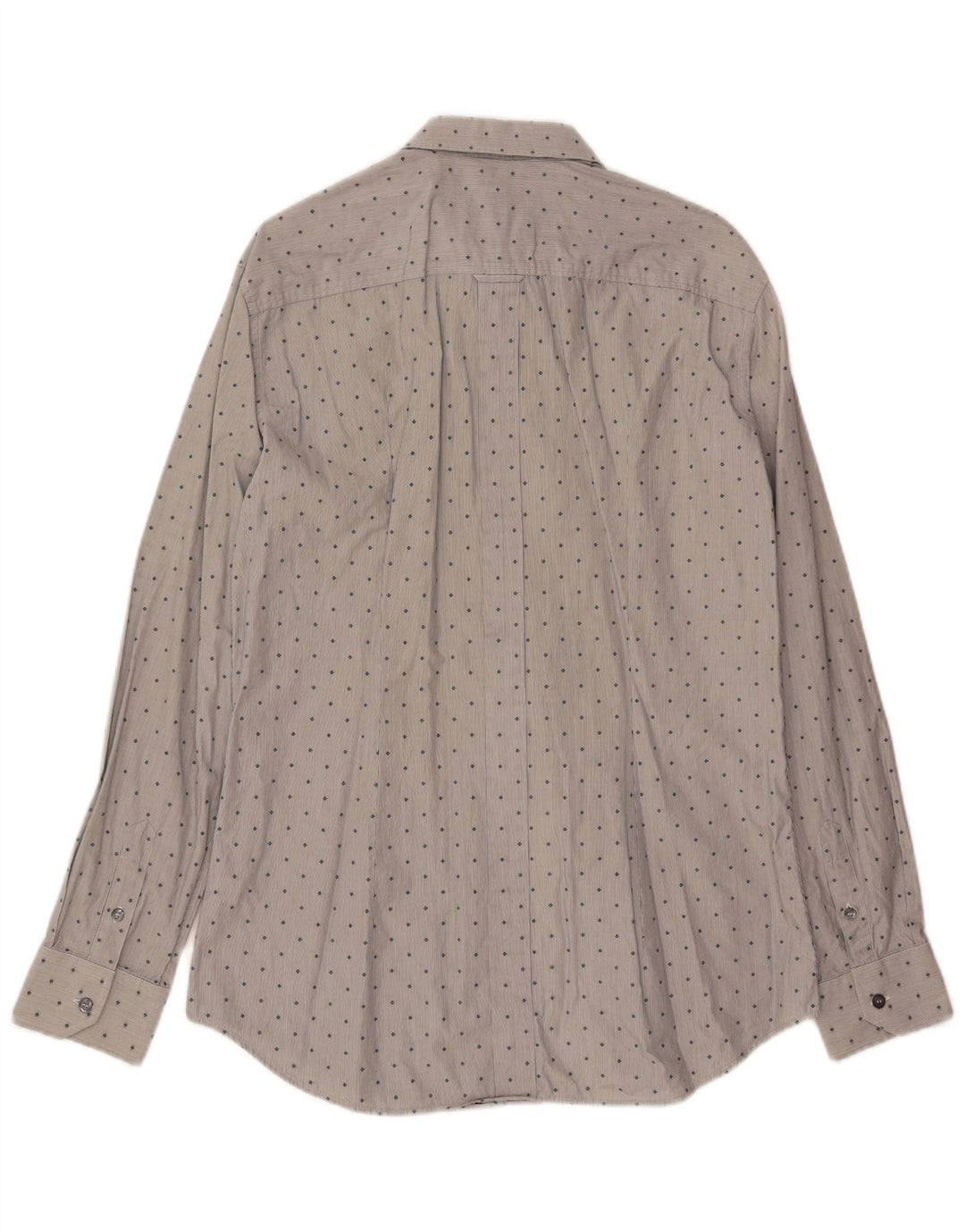 DOLCE & GABBANA Chemise BRAD Homme Gris Moyen Coton Taché