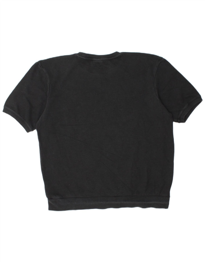 Pull à manches courtes et col rond pour homme XL