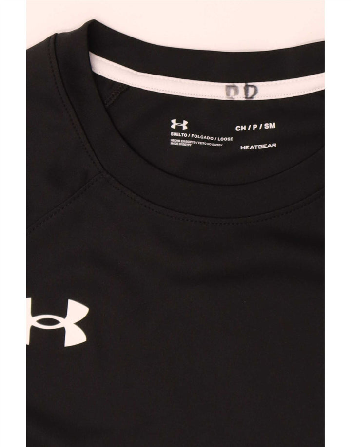 Under Armour T-Shirt Heat Gear Homme Petit Noir Polyester