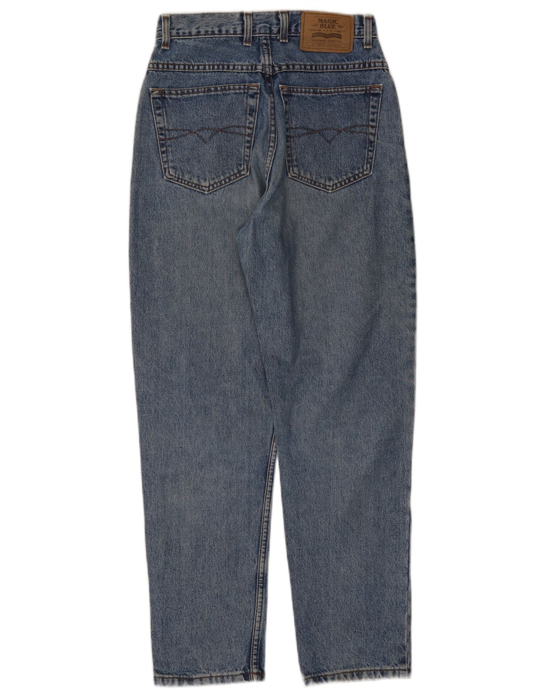 Magic Womens Tapered Jeans EU 40 Medium W26 L29 Bleu Coton