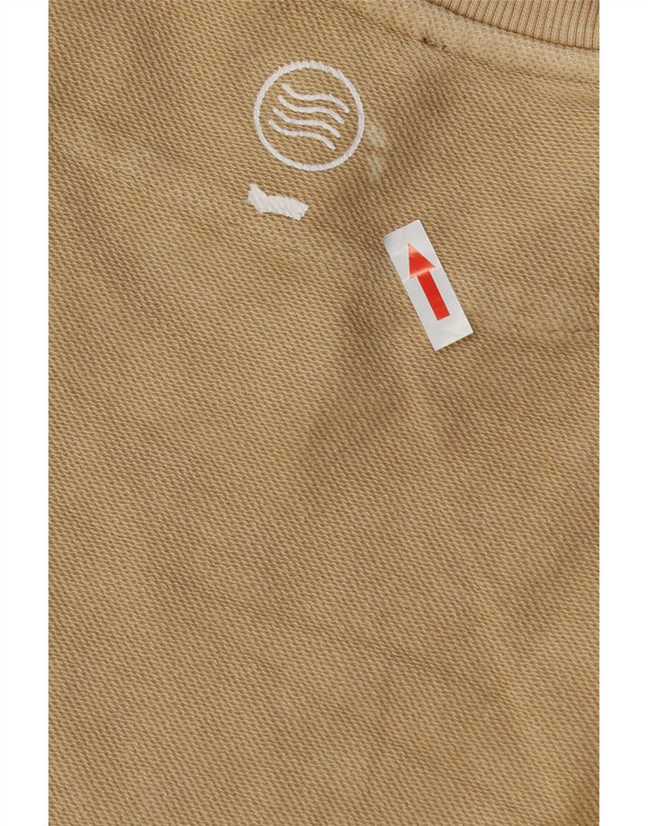 Gas Sweat-Shirt Graphique Homme Coton Beige Moyen