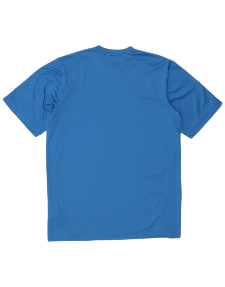 ADIDAS T-Shirt Homme Bleu Moyen Polyester