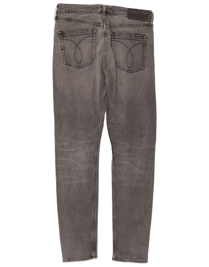 Calvin Klein Jean Slim Homme W33 L32 Gris Coton