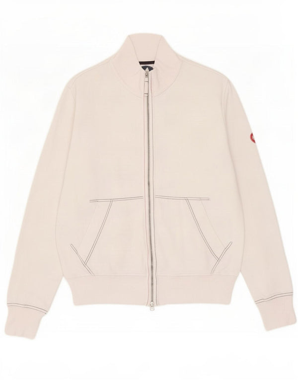 Murphy & Nye Veste de Survêtement Graphique Homme Blanc Cassé Moyen Coton