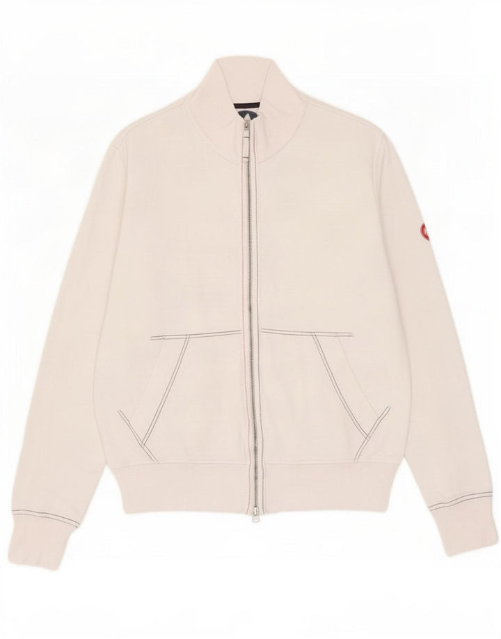 Murphy & Nye Veste de Survêtement Graphique Homme Blanc Cassé Moyen Coton