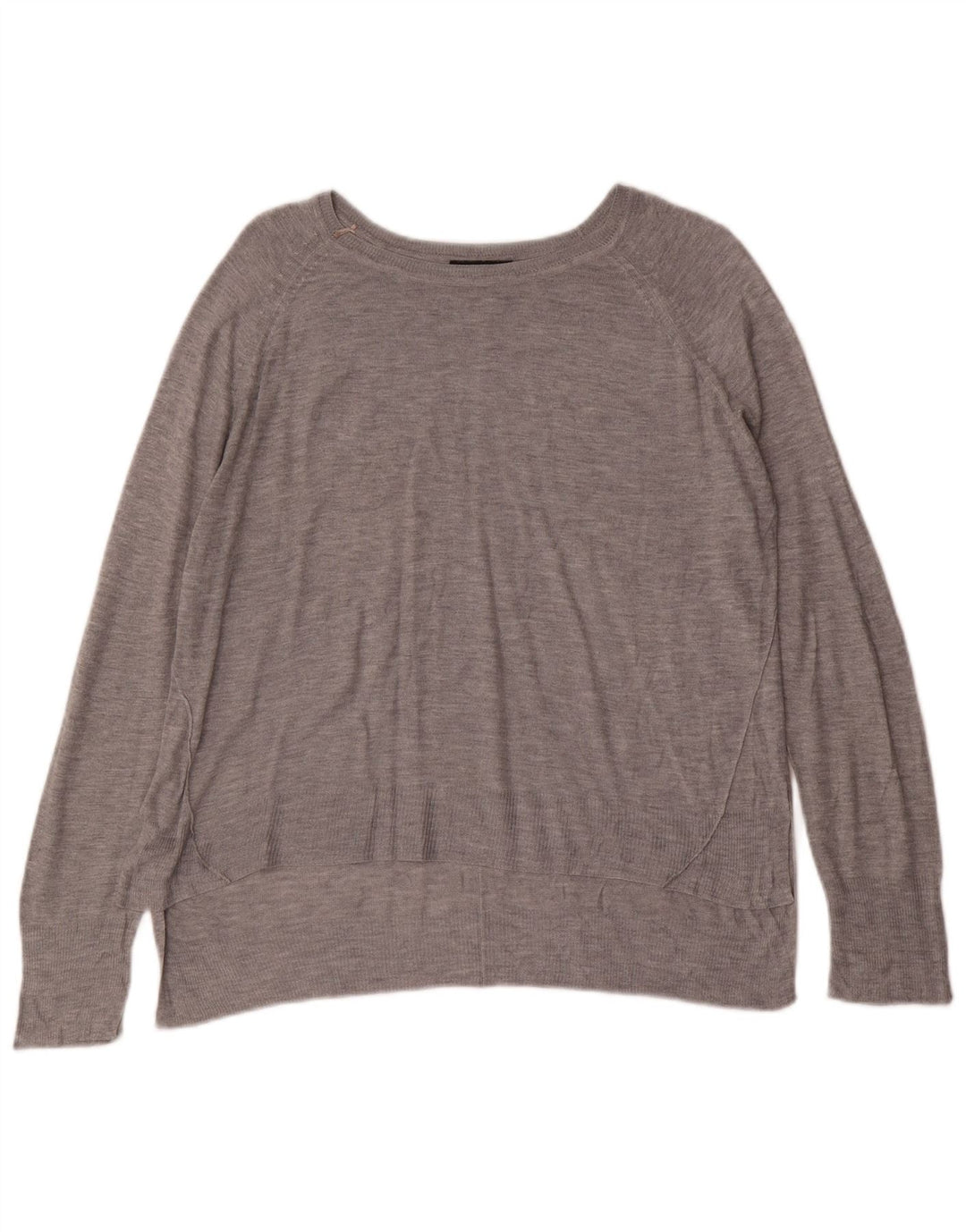 Zara Pull col bateau pour femme UK 14 Gris moyen