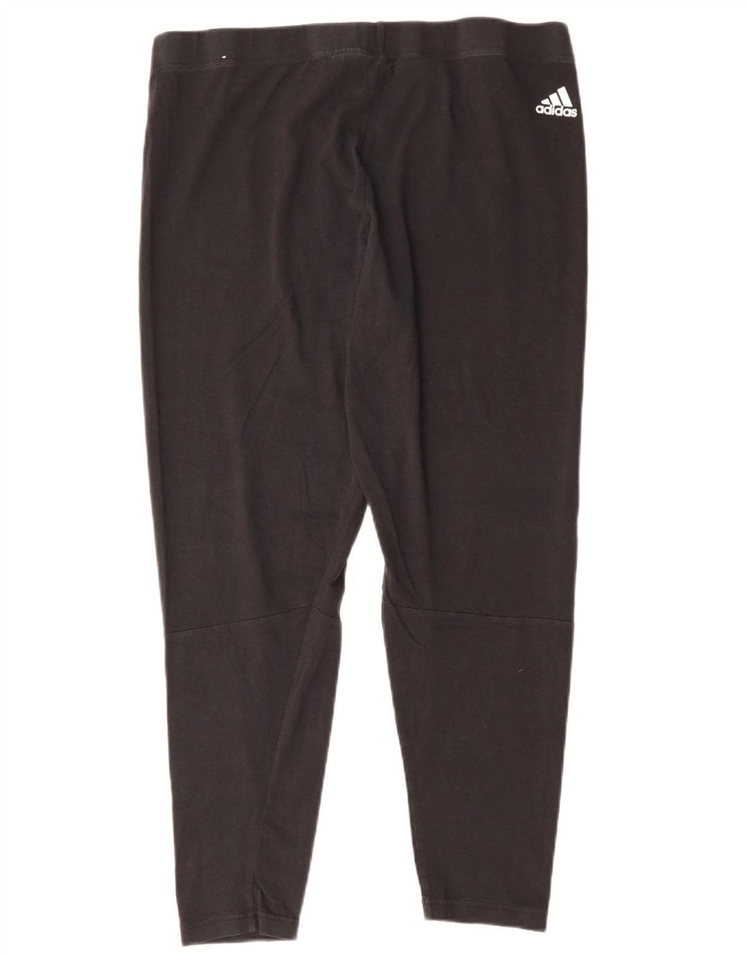 ADIDAS Leggings graphiques pour femmes UK 24/26 2XL Coton noir