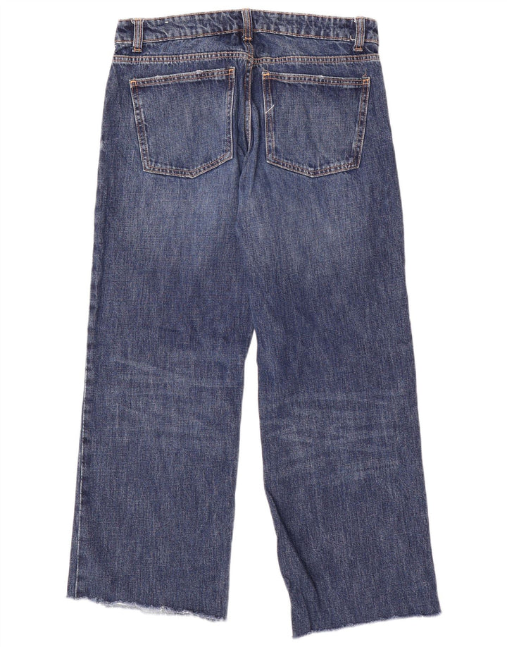 Zara Jean large pour femme EU 40 Medium W30 L29 Bleu Coton
