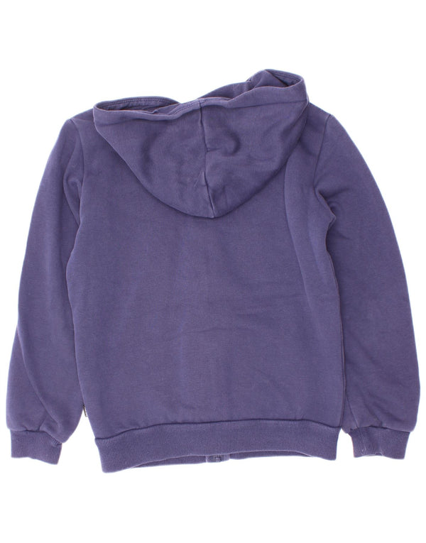 Puma Pull à capuche graphique zippé garçon 9-10 ans Bleu marine Coton