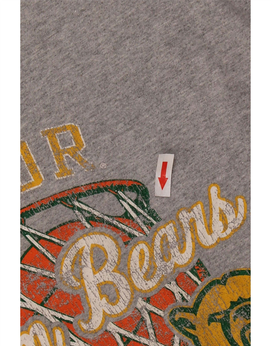Russell Athletic T-shirt graphique Baylor Bears pour homme en coton gris 3XL
