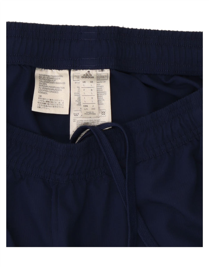 Adidas Pantalon de survêtement pour homme Large Bleu marine Polyester