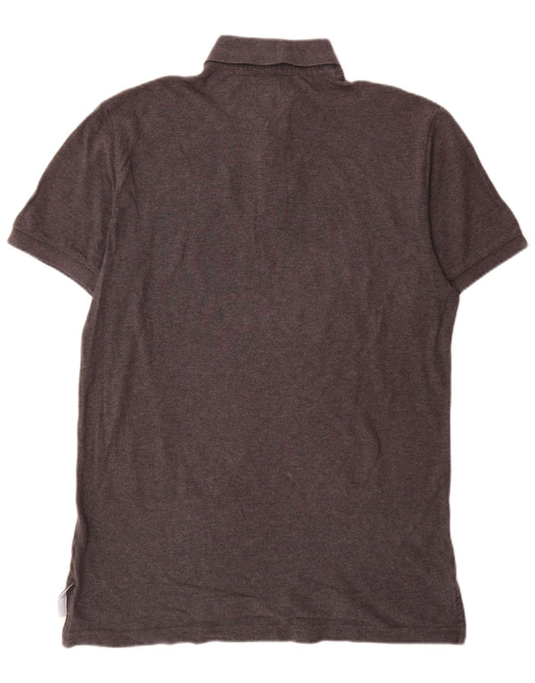 Tommy Hilfiger Polo Homme Gris Moyen Coton