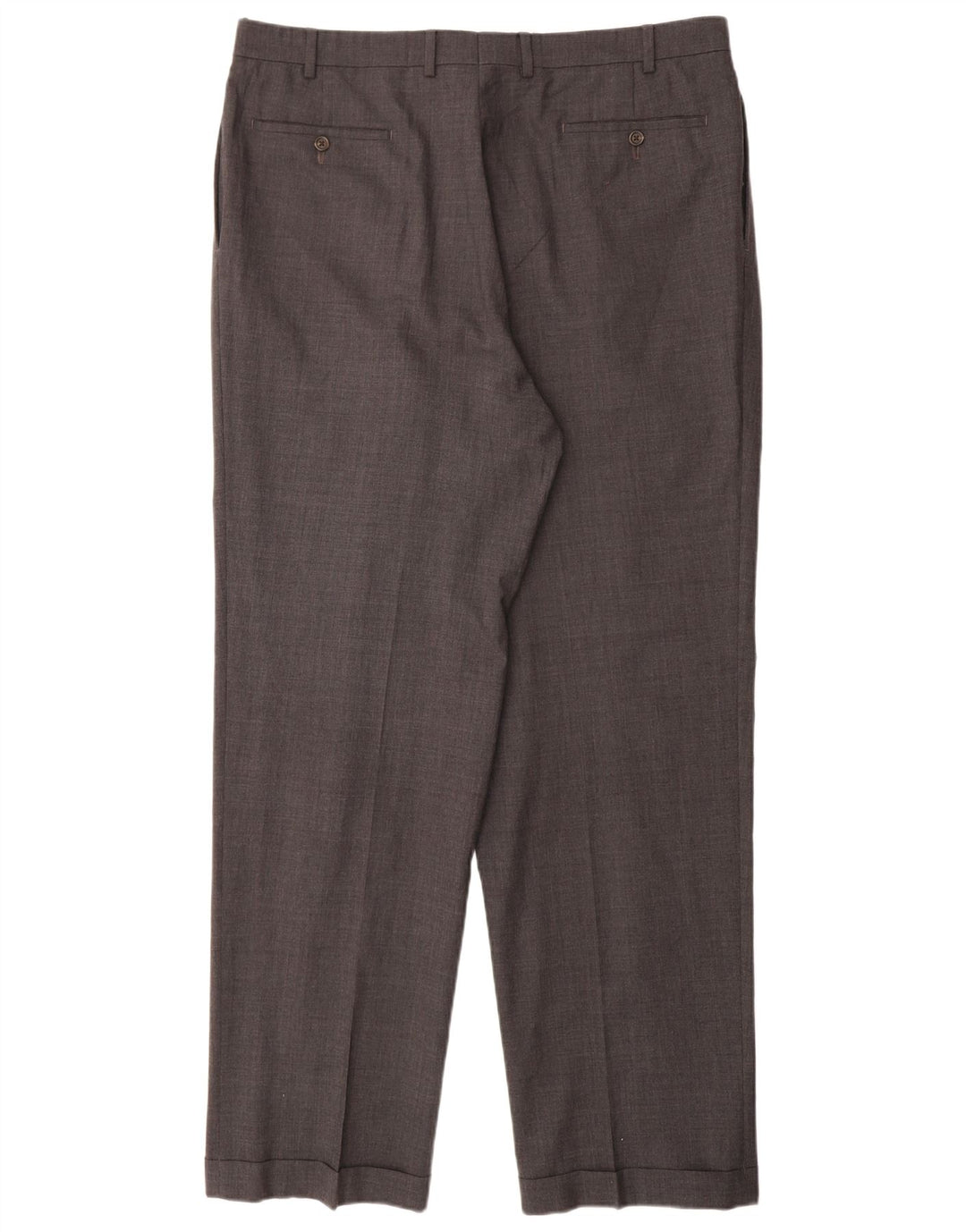 RALPH LAUREN Pantalon de costume à chevilles confort total pour homme W38 L34 Gris Coton