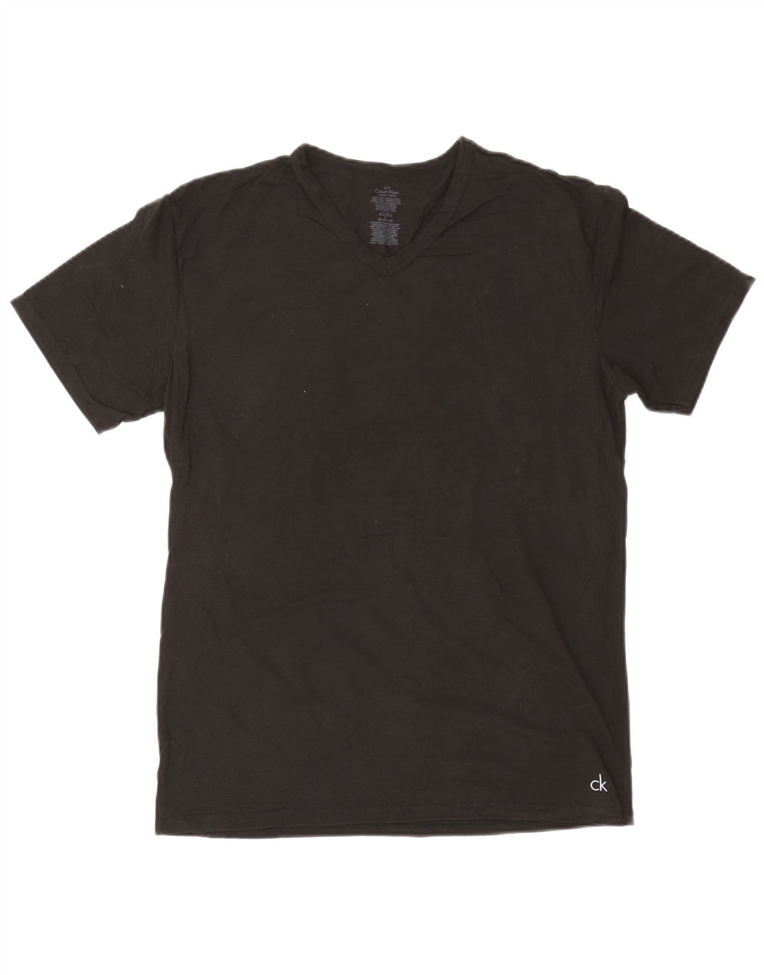 CALVIN KLEIN T-Shirt Homme Haut Large Noir Coton