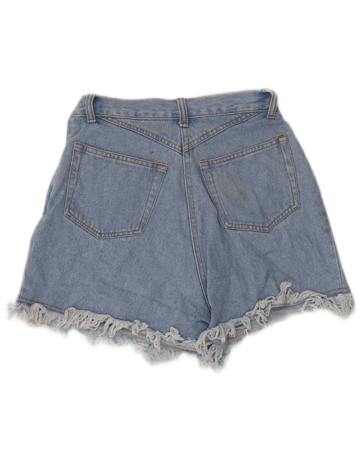 Short en jean femme VINTAGE W36 XL coton bleu
