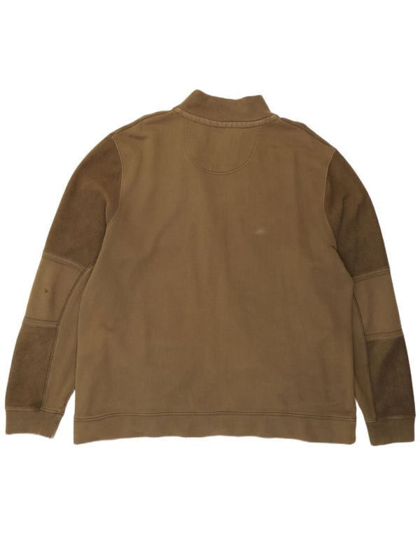 Fat Face Veste de survêtement pour homme UK 44 2XL Kaki Coton