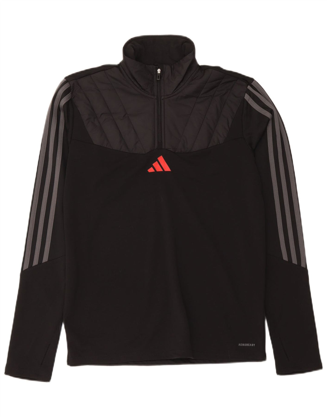Adidas Haut de Survêtement Aeroready Pull Homme Noir Moyen Colorblock