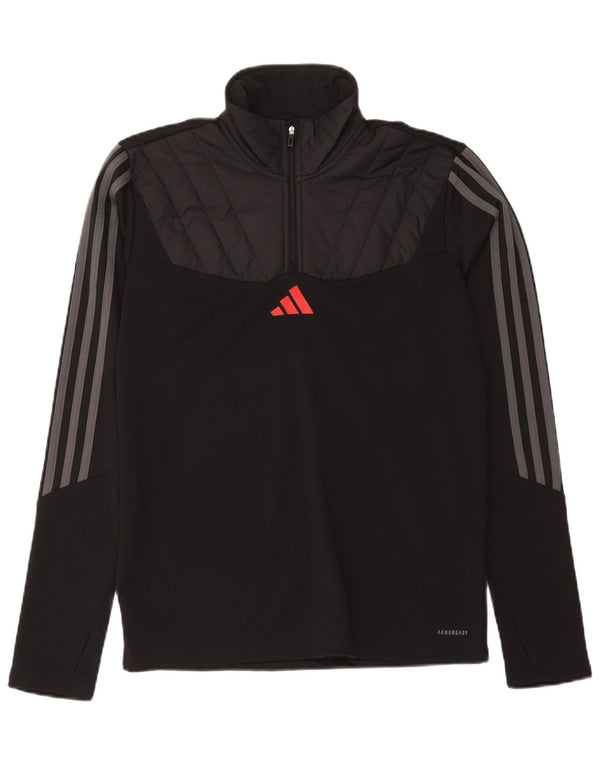 Adidas Haut de Survêtement Aeroready Pull Homme Noir Moyen Colorblock