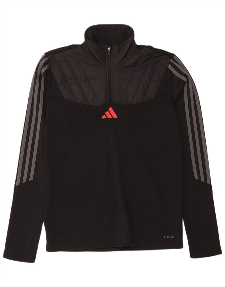Adidas Haut de Survêtement Aeroready Pull Homme Noir Moyen Colorblock
