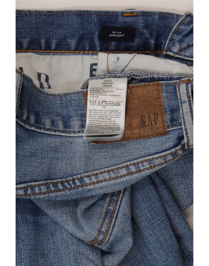 Gap Jean droit homme W30 L28 bleu coton