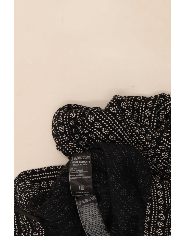 Marks & Spencer Pantalon court à motif abstrait pour femme UK 14 Large W34 L2