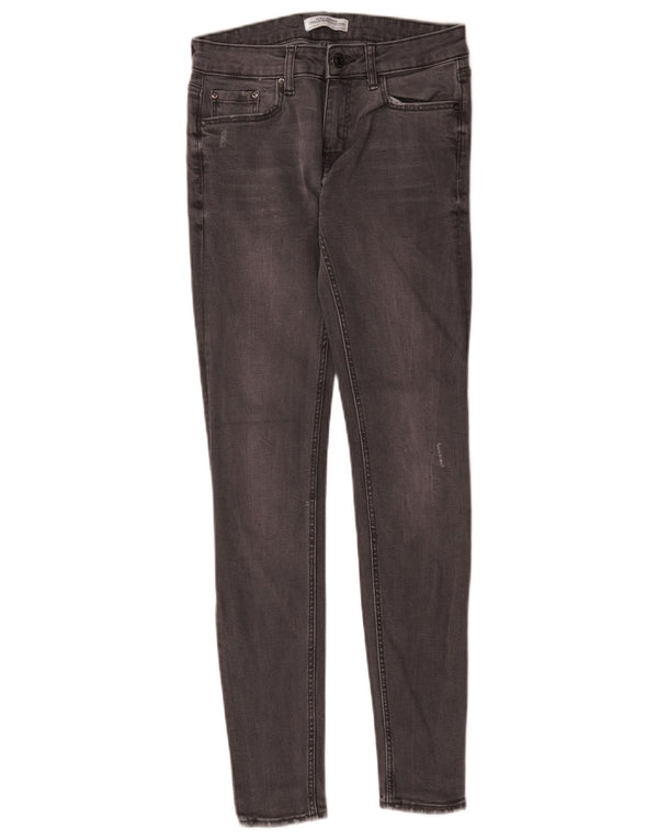 Zara Jean skinny femme EU 34 2XS W24 L28 Gris Coton