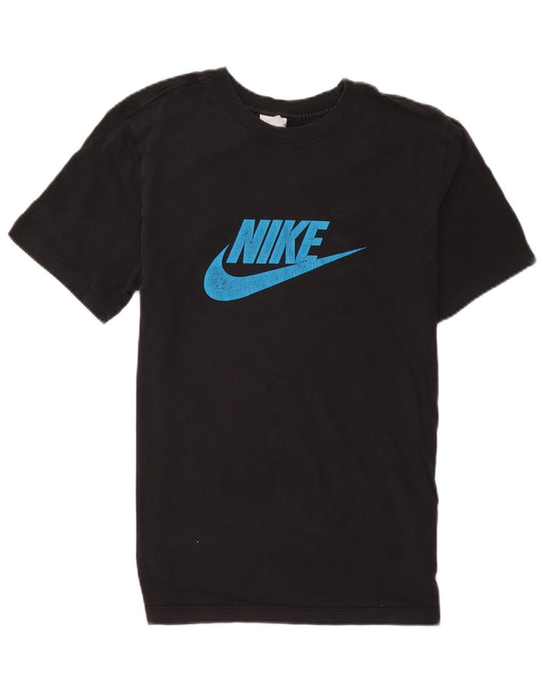 Nike T-shirt graphique pour homme en coton noir Taille S