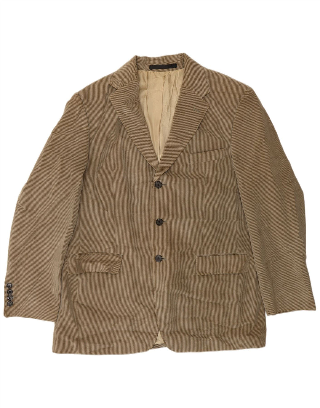 Marks & Spencer Veste blazer à 3 boutons pour femme UK 42 XL Beige Classique